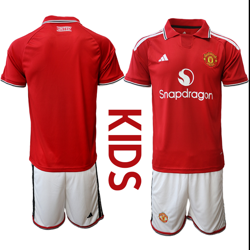 Youth Manchester United home 2026 Soccer jersey